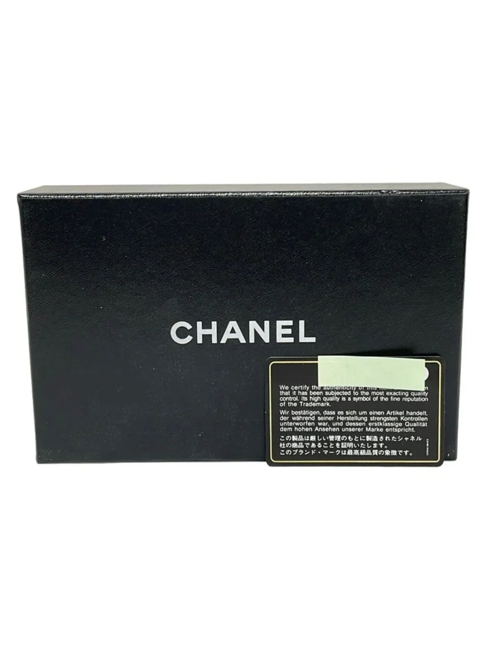 Chanel Wallet Gold CC Logo Leather